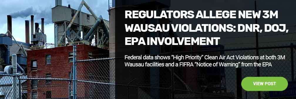 regulators allege new 3m company violations wausau